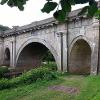 The goes past Dundas Aquaduct over the river Avon