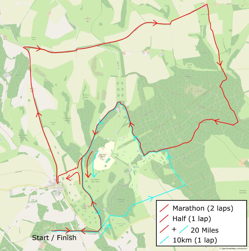 Larmer tree route map