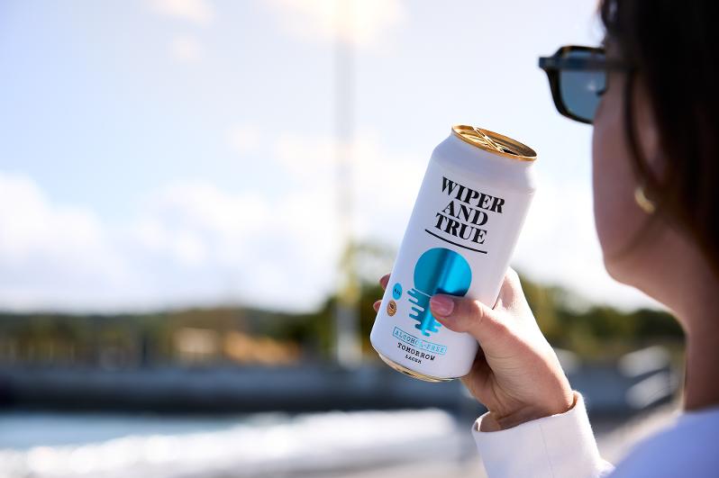 Wiper and true alcohol free lager